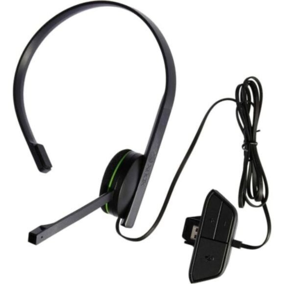 Microsoft Xbox One Chat Headset Fat S X Series Originals Headphones Earpiece - Picture 1 of 10